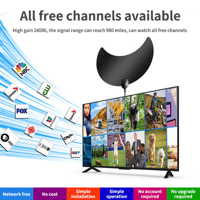 2024 Trend Private Mold Yes High Gain 28dBi TV Antenna for Kitchen and Home Technology