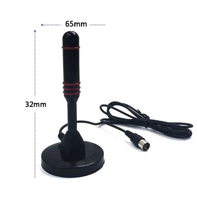 434MHz-858/470-862MHz Frequency Range Indoor Satellite Dish TV Antenna with Magnetic Base