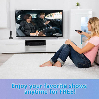 434MHz-858/470-862MHz Frequency Range Indoor Satellite Dish TV Antenna with Magnetic Base