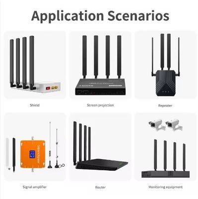 2.4GHz 5dBi Rubber Duck WiFi Antenna 4G 5G Foldable Omni Antennas Radiation Omni