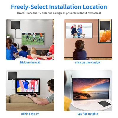 Indoor Digital TV Antenna 7 Inch Tablet with 150 Miles Omni Directional UHF DVBT2 Grille