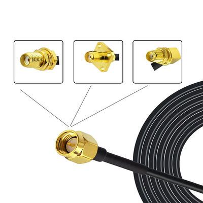 Low Loss Low Voltage U SMA Extension Coaxial RG58 Cable for Customized Solutions