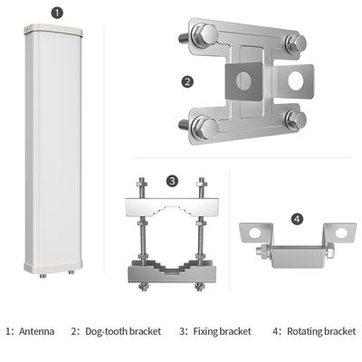 VSWR≤1.5 Dual Sector Antennas for Wireless Networks 7° Vertical Beam Width