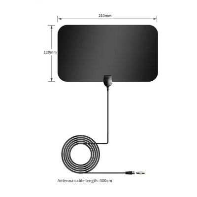 VHF174-230/UHF470-860 Frequency Range Indoor Digital TV Antenna for Newest DVB T2 SU HDTV