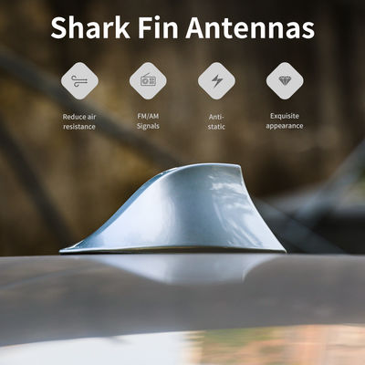 Asia Motors Car Fitment V.S.W.R ≤1.50 0.02f Long Range Dual Band VHF UHF Shark Car Antenna