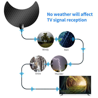 250*220MM Indoor Digital 4K HD TV Antenna Signal Booster Amplifier with Private Mold