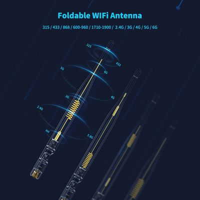 Frequency Range 2400-2500MHz/5000-5800MHz/600-6000MHz Black 8 LTE Arduino Satellite GSM Antenna