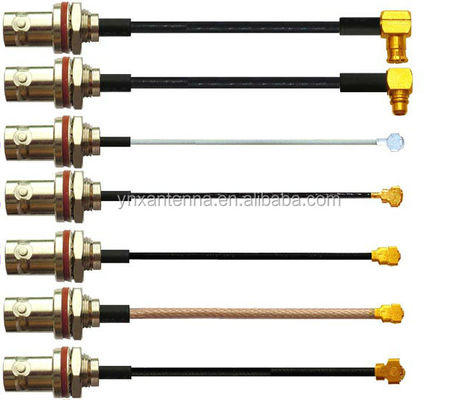 Insertion Loss 0.6DB RF Coaxial Cable Connector RG174 RG316 RG178 with RP-SMA Male to RP-SMA Female