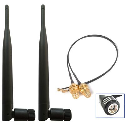 Rubber 3G 4G LTE Wifi Indoor Antenna High Gain 3-8dBi for 2.4GHz 5.8GHz Communication