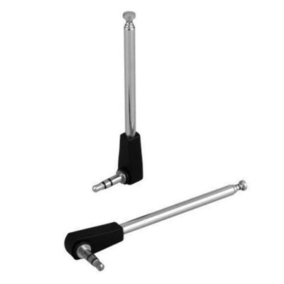 Aluminum Whip Ham Antenna 3dBi Gain Telescopic FM Radio Antenna with BNC Connector