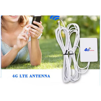 Dual Band 1600-2700 mhz Long Range Signal Amplifier with External Patch Panel Antenna