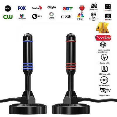 Indoor HDTV Antenna 200 Miles with Amplified Digital Adapter and Customized Connector