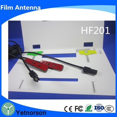 VHF/ UHF Digital Car Glass Film Antenna Radio Car Antenna TV Antenna with GT13 GT16 VR1