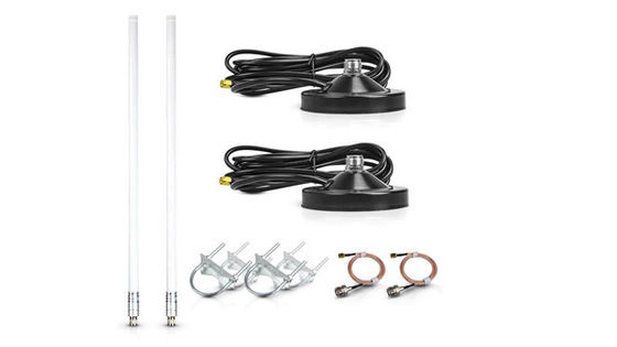 Yetnorson Original High Gain 5.8dBi Helium Antenna Connector N Male Connector in Grey