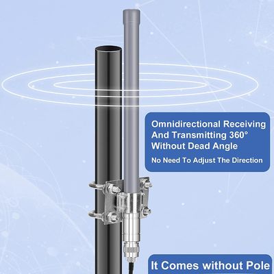 Yetnorson Original High Gain 5.8dBi Helium Antenna Connector N Male Connector in Grey