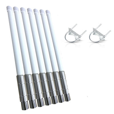 868MHz 12dbi Vertical Polarization Lora Fiberglass Omni 360 RFID Whip IP67 Outdoor Antenna