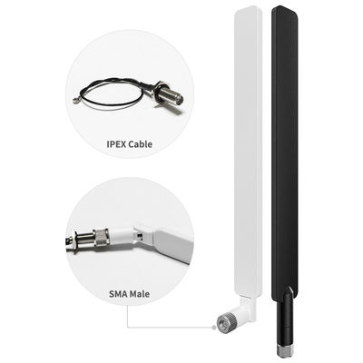 5dB Wifi 4G 5G 2.4G 5.8G Rubber Router Antenna with Frequency Range of 2.4G/5.8G/4G/5G