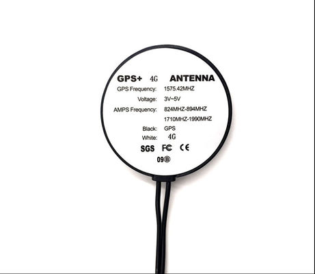 GPS/GSM/4G/433MHz/868MHz/Wifi Car Tracker Antenna with Customizable Cable Length