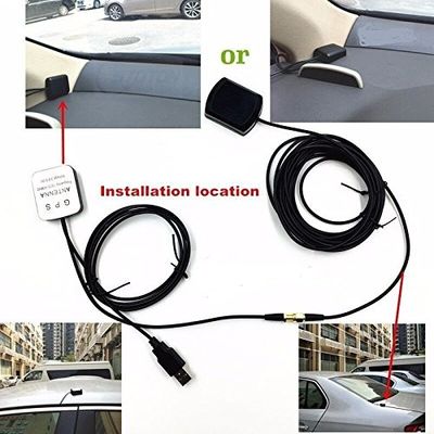 USB Port GPS Receiver and Transmitter Active Antenna for Car Navigation V.S.W.R≤1.7