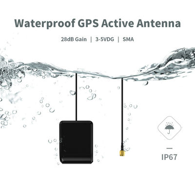 1575.42MHz External Tracker Patch Active Housing RTK USB Car GSM GLONASS GPS Antenna