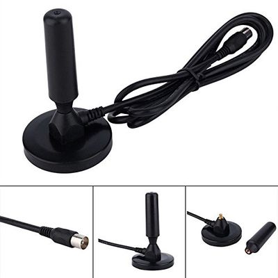 Indoor Digital TV Receiver Antenna with Signal Booster VHF170-230MHz / UHF470-862MHz