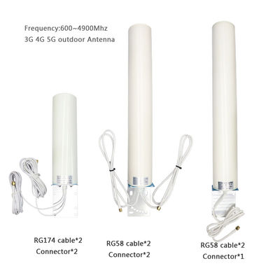 5G CPE Pro Router Outdoor High Gain 15dBi Antenna 698-3800MHz with 50 Ohm Impedance